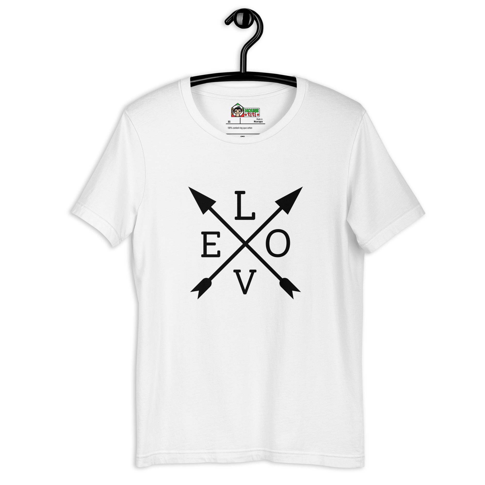 T-shirt Flèches Love (Lettrage foncé)