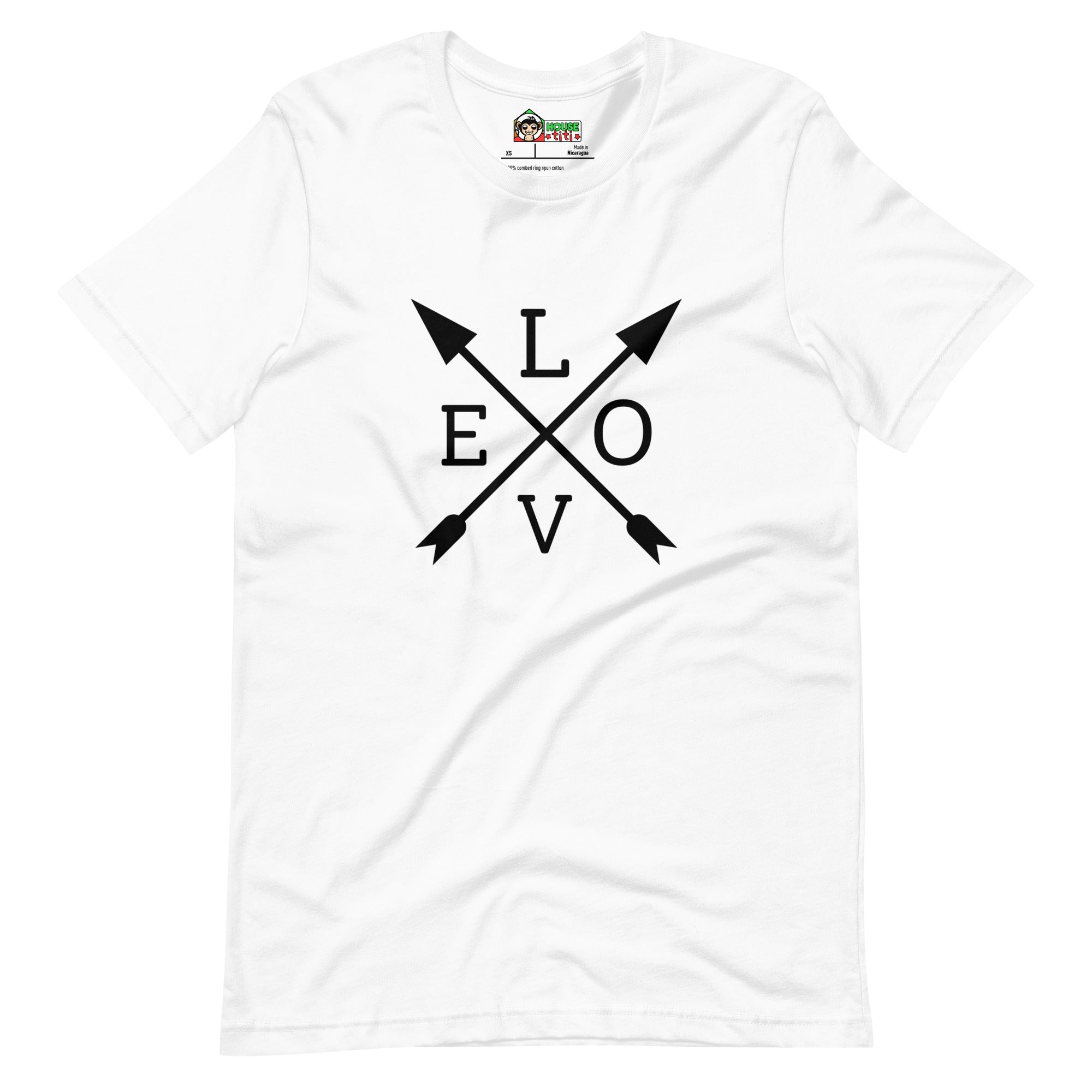 T-shirt Flèches Love (Lettrage foncé)