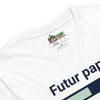 T-shirt unisexe Futur Papa loading (Lettrage foncé)