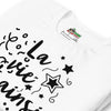 T-shirt unisexe La vie est ainsi Fête (Lettrage foncé)