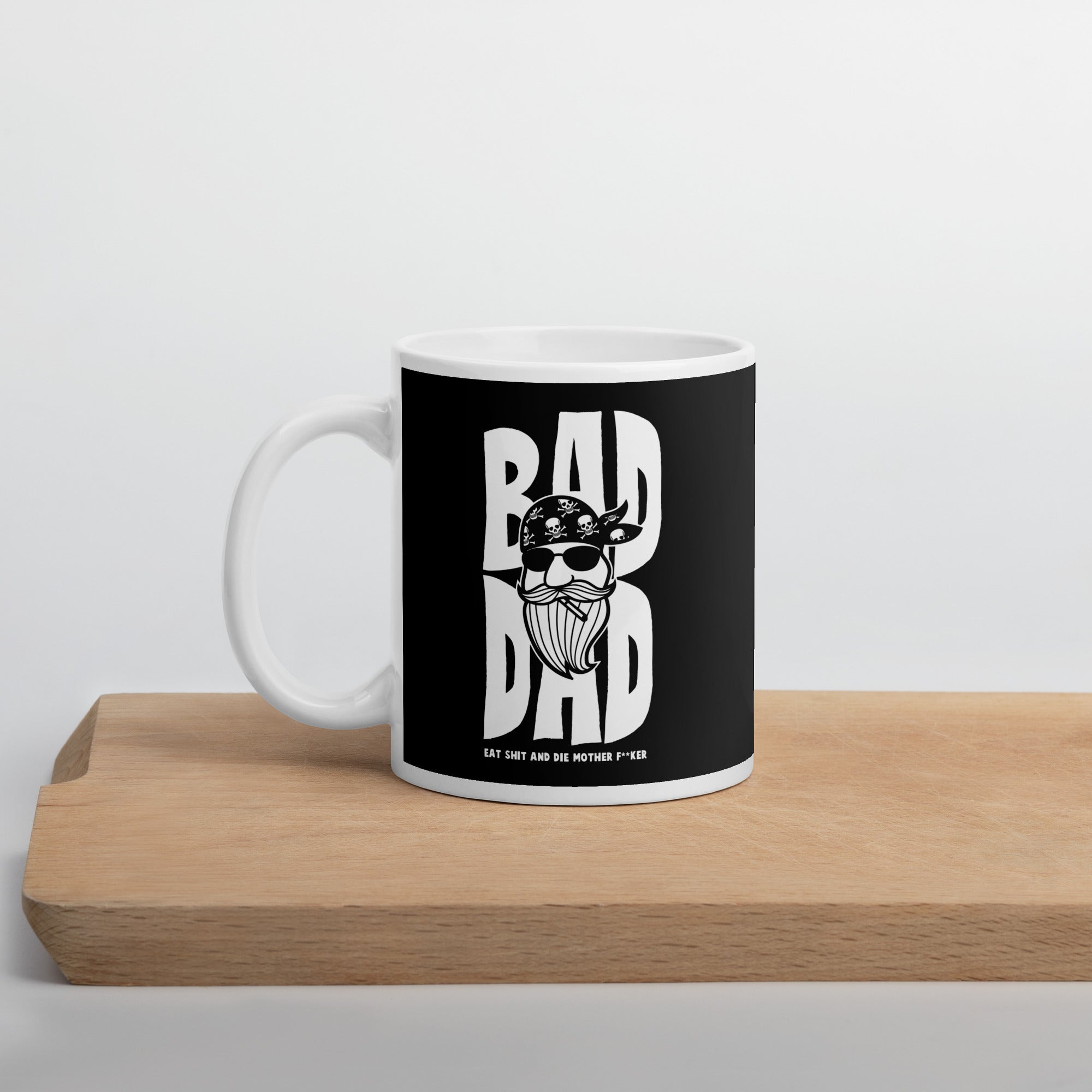 Mug Blanc Brillant Bad Dad