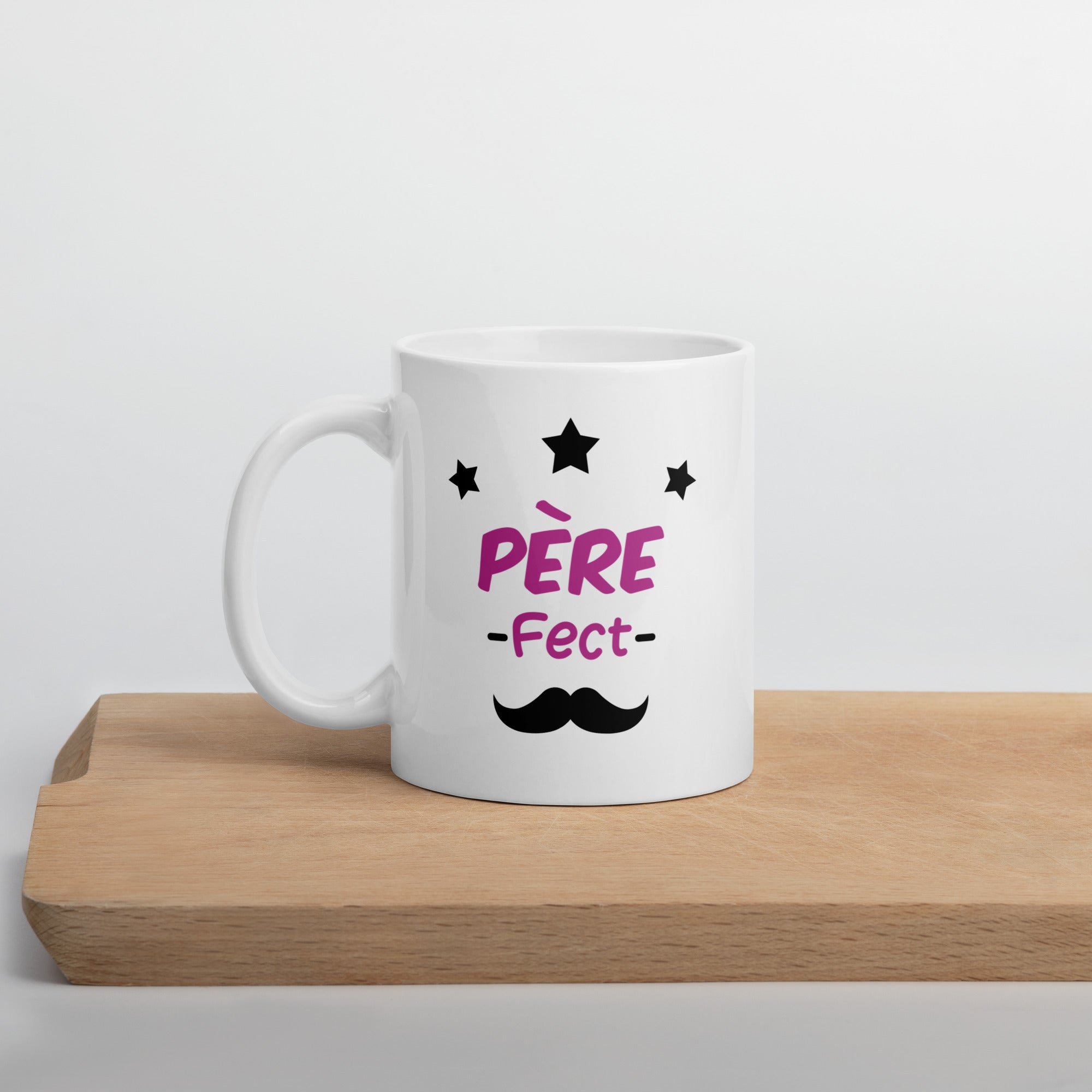 Mug Blanc Brillant Père -Fect-