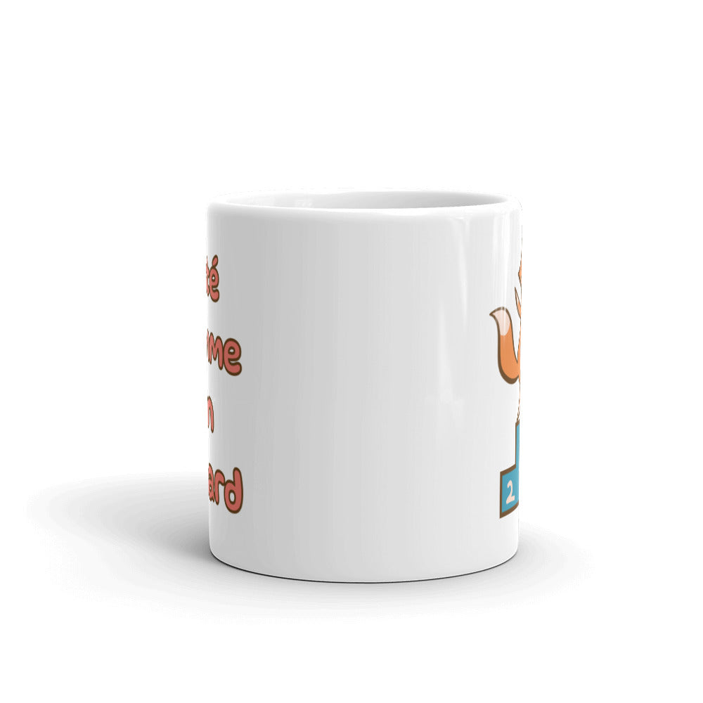 Mug Blanc Brillant Futé Comme Un Renard