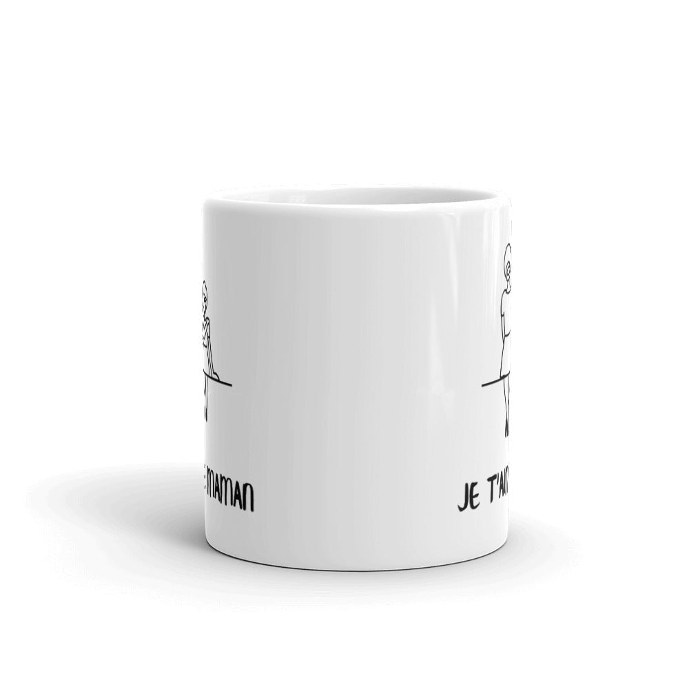 Mug Je T'aime Maman (petite fille)