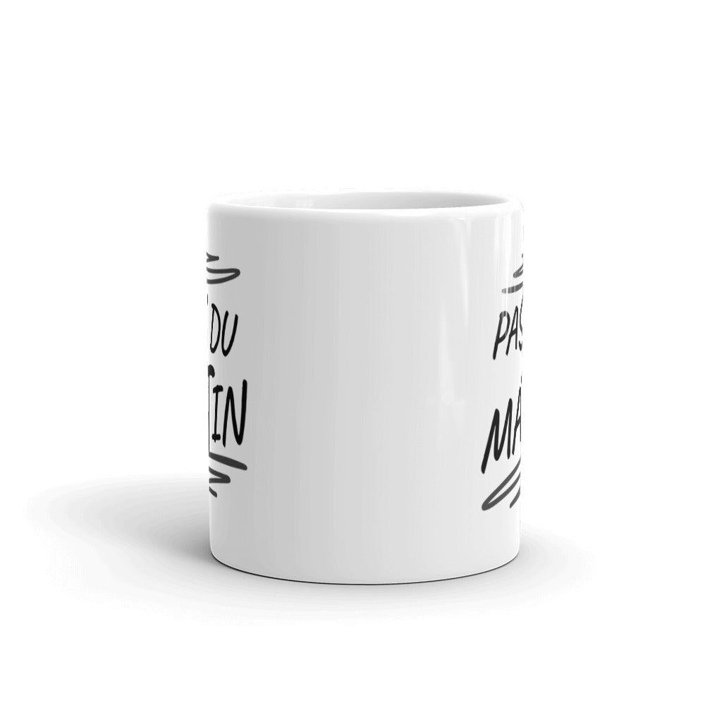 Mug Blanc Brillant Pas Du Matin