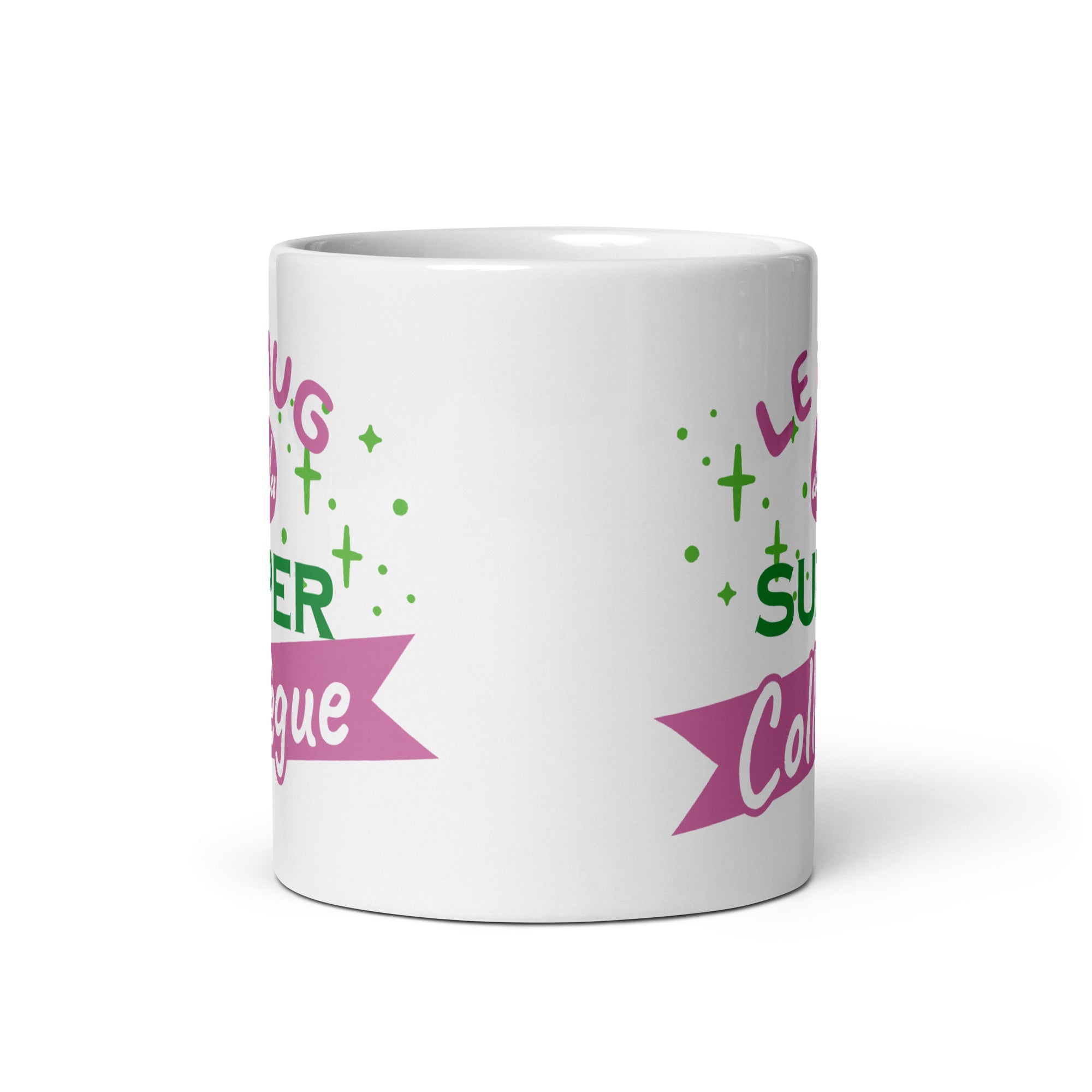 Mug Blanc Brillant La Super Collègue