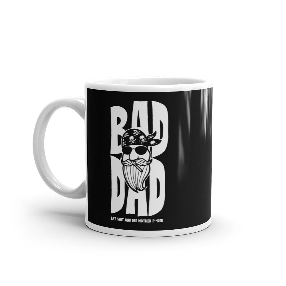 Mug Blanc Brillant Bad Dad