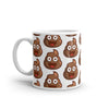 Mug Blanc Brillant Tas De Caca