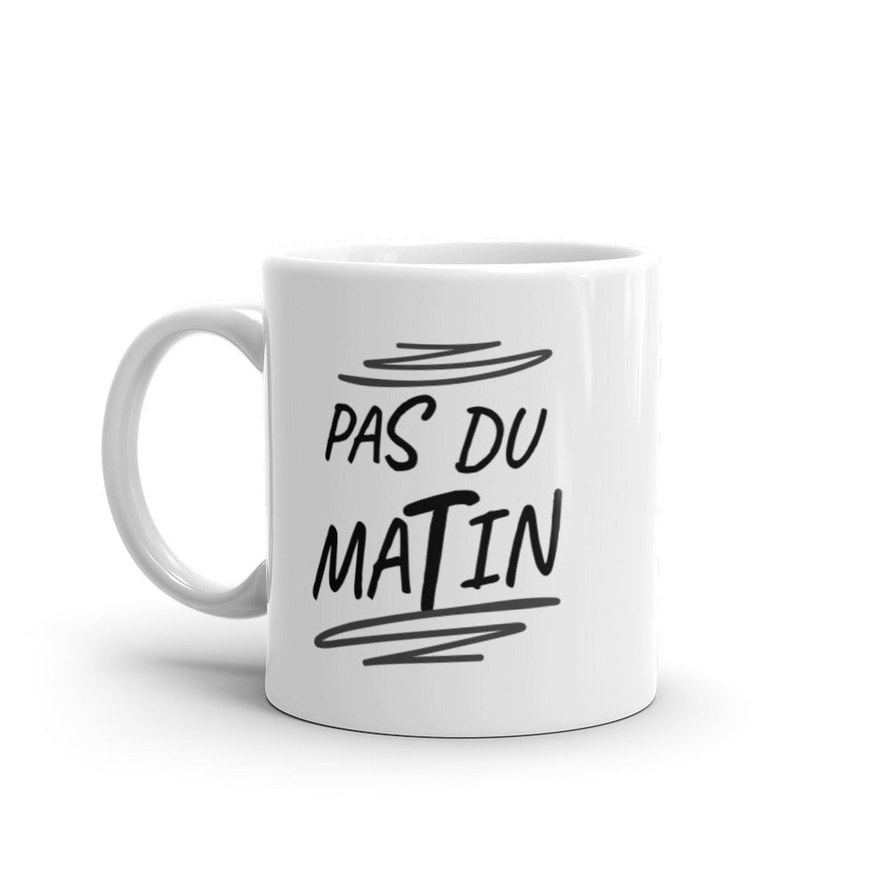 Mug Blanc Brillant Pas Du Matin