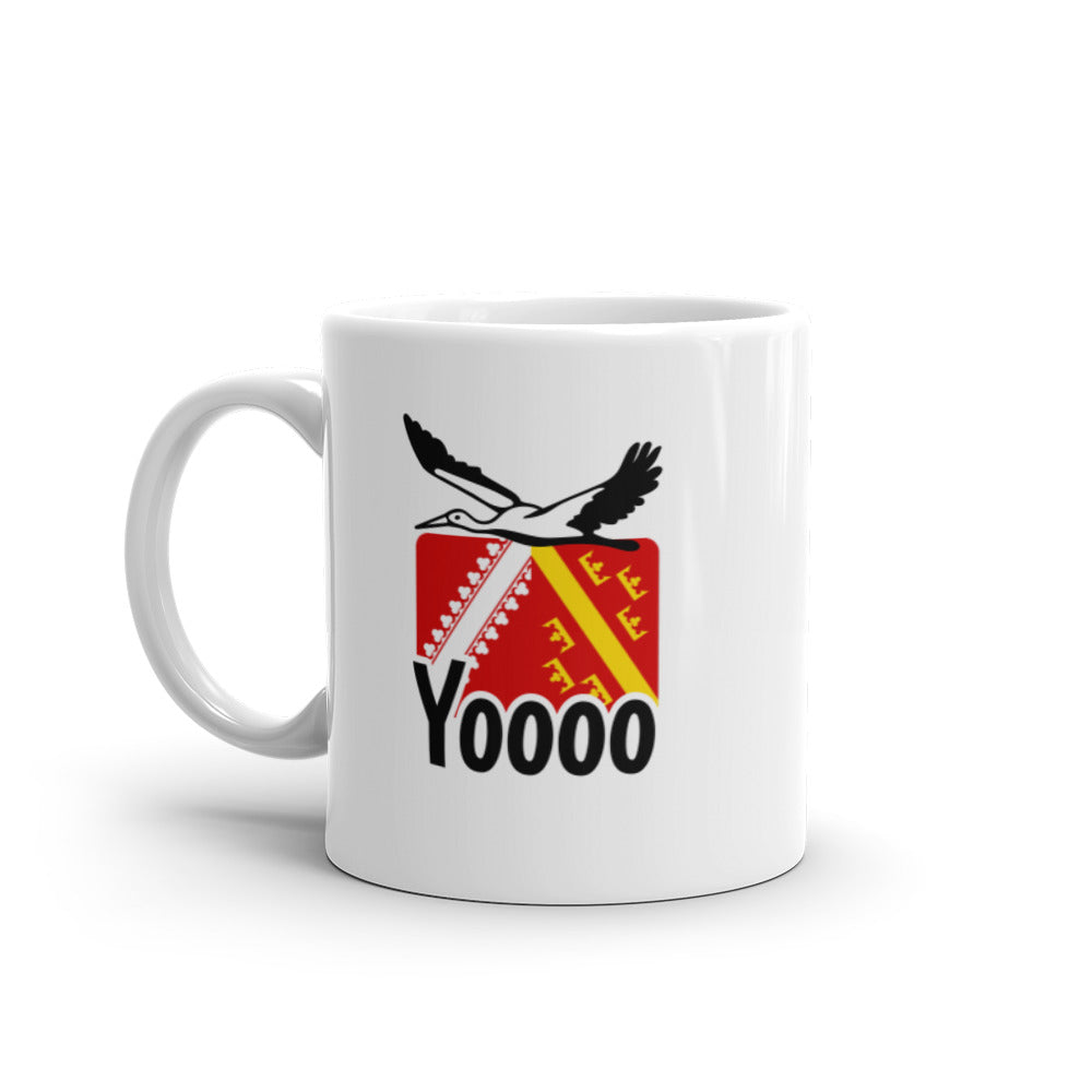 Mug Blanc Brillant Yoooo (Alsace)