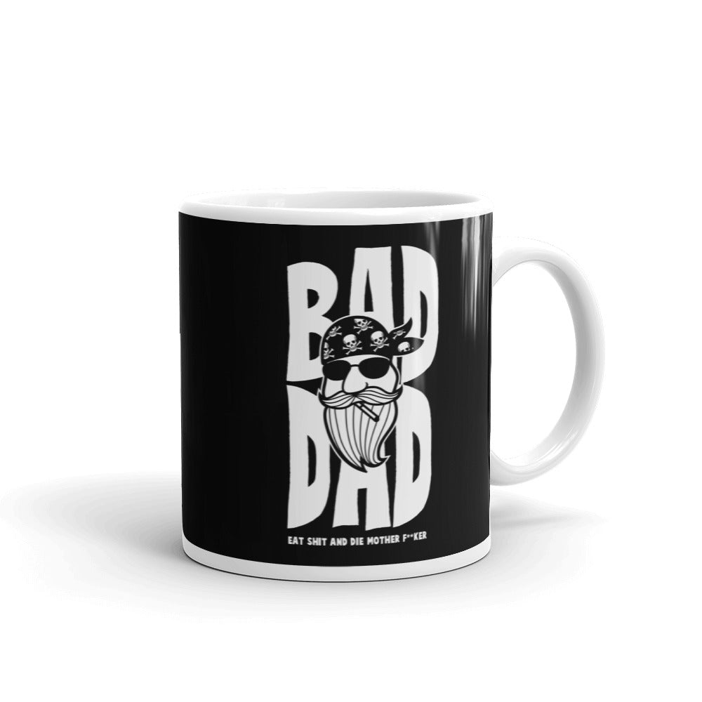 Mug Blanc Brillant Bad Dad