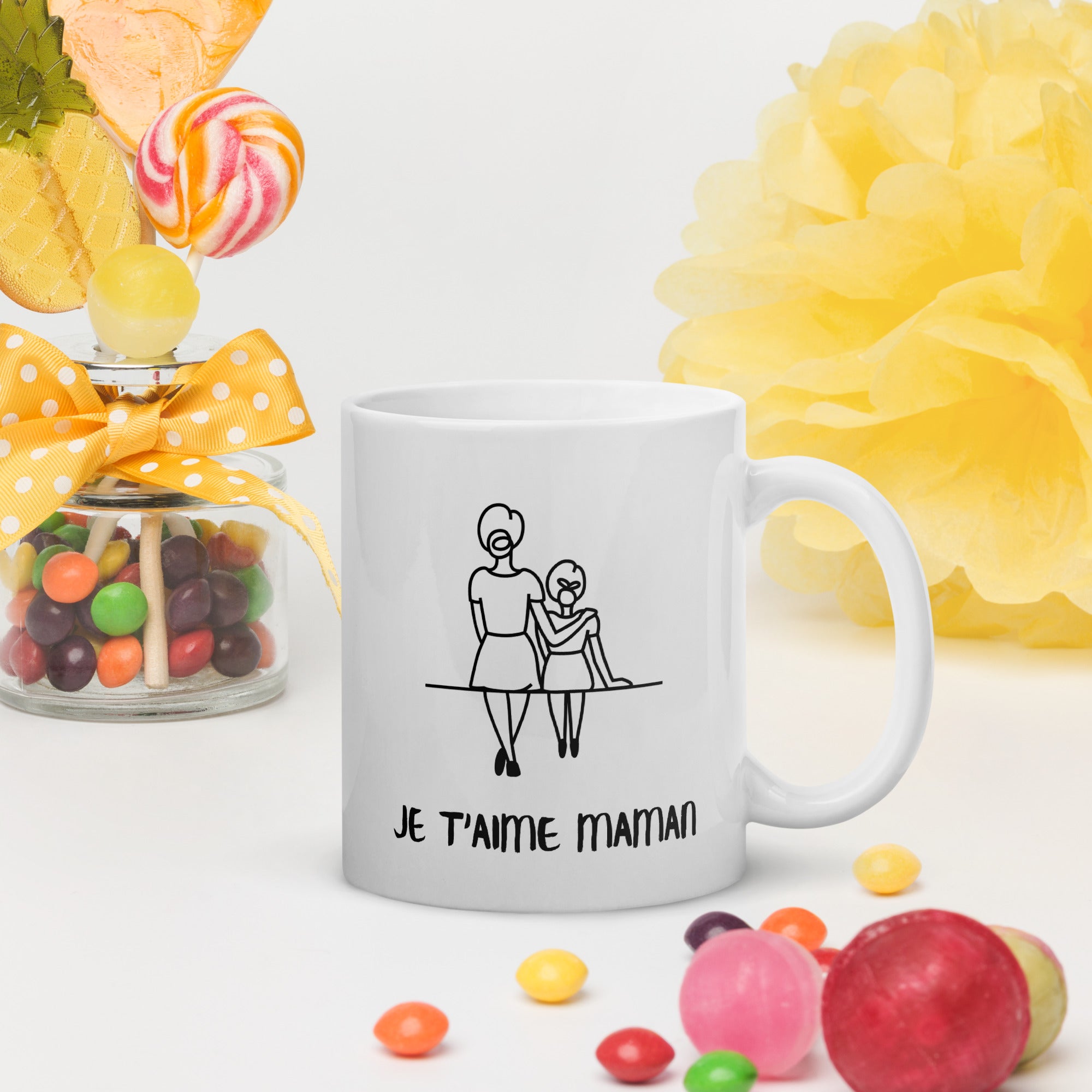 Mug Je T'aime Maman (petite fille)