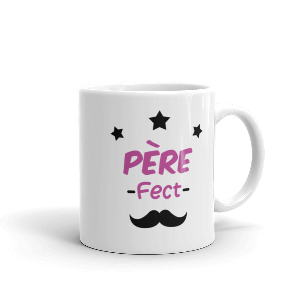 Mug Blanc Brillant Père -Fect-