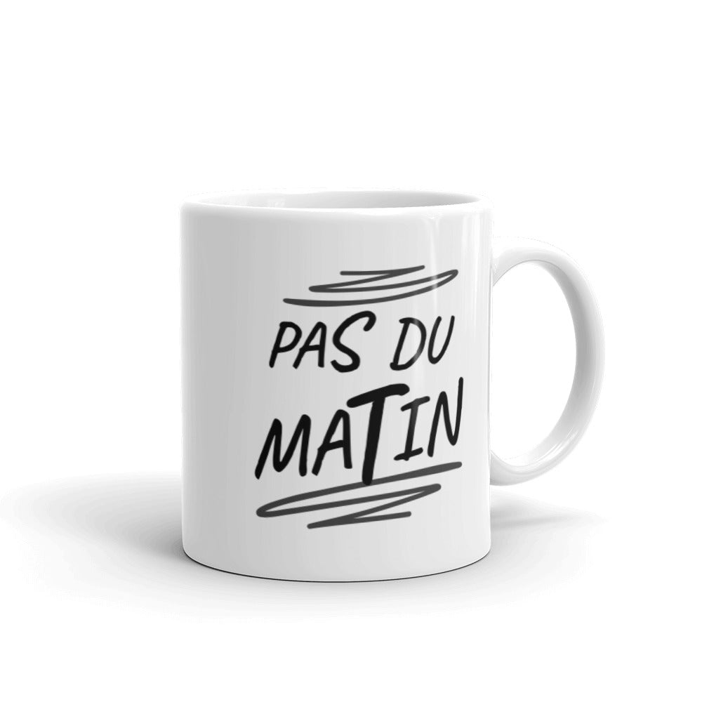 Mug Blanc Brillant Pas Du Matin