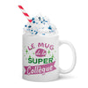 Mug Blanc Brillant La Super Collègue