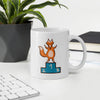 Mug Blanc Brillant Futé Comme Un Renard