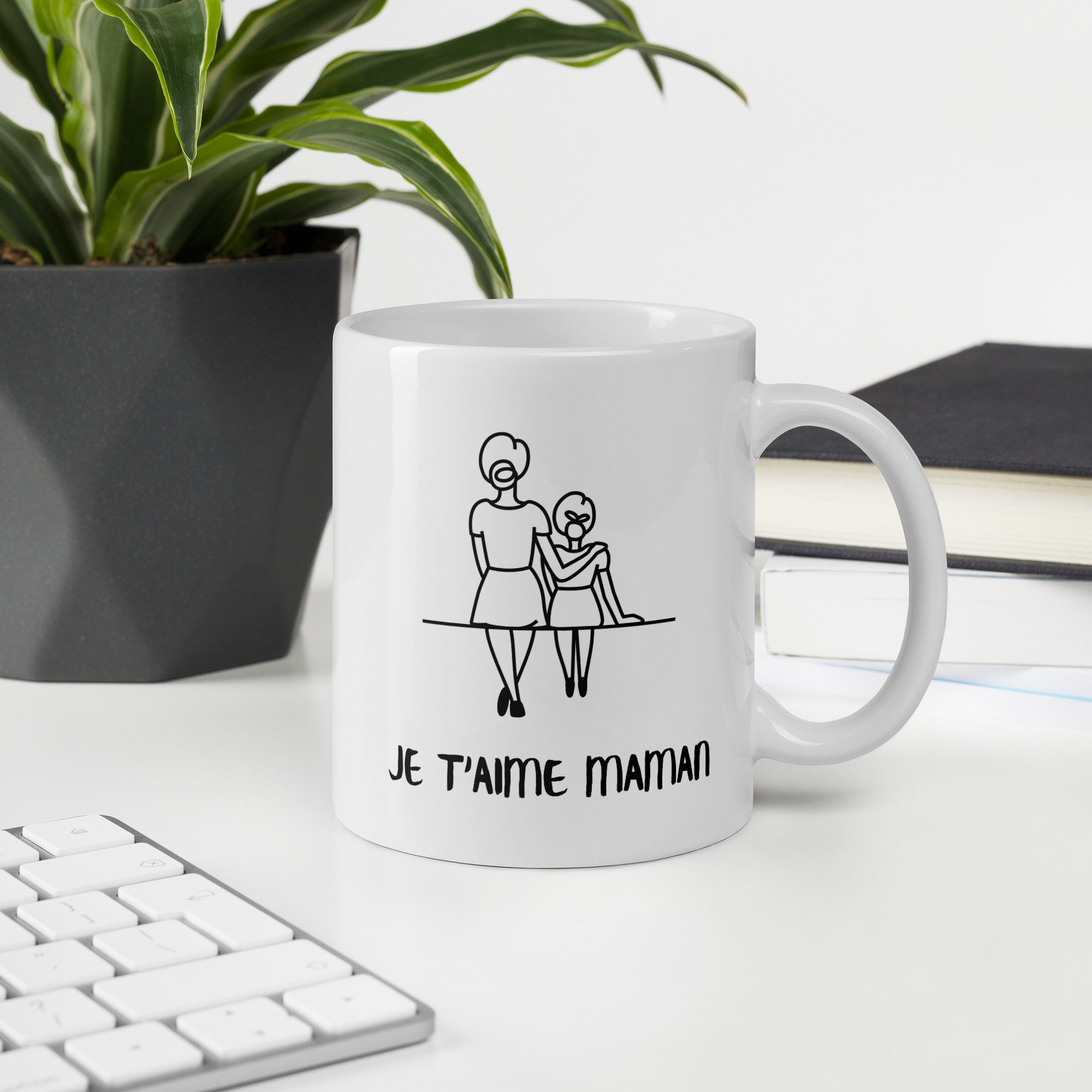 Mug Je T'aime Maman (petite fille)