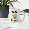 Mug Blanc Brillant Papa Au Rhum