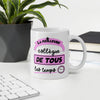 Mug Blanc Brillant Meilleure Collègue De Tous Les Temps