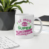 Mug Blanc Brillant La Super Collègue