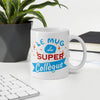 Mug Blanc Brillant Du Super Collègue